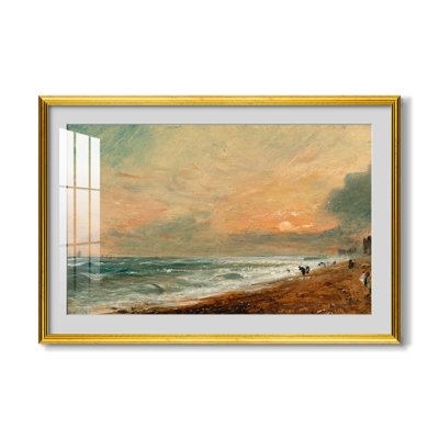 Plage de Hove, vers 1824-1826 - John Constable - Estampe encadrée sur mesure