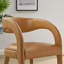 Vegan Leather Arm Chair Dining Chair-91110954