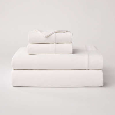 Cloudten Bedding Performance Jersey Sheet Set - Twin (White)