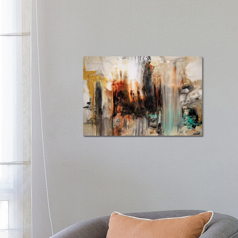 Abstract by Osnat Tzadok - Wrapped Canvas Painting, 66.04 cm H x 45.72 cm W x 1.91 cm D