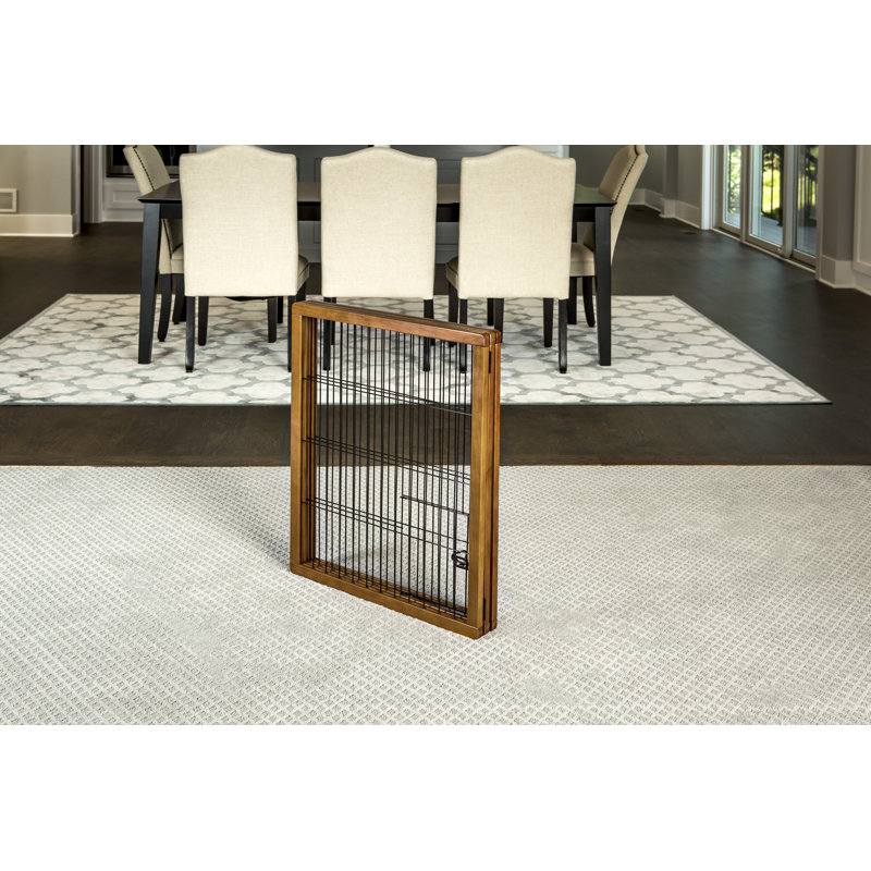 Barrière pour animaux 3 panneaux, H 20 po x l 62 po x p 3 po