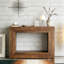 Farmhouse Rustic Wood Entryway Sofa Table with Storage-735512431