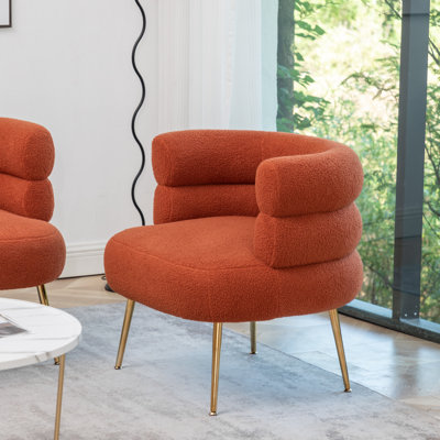 Demetrius  30" W Upholstered Barrel Chair
