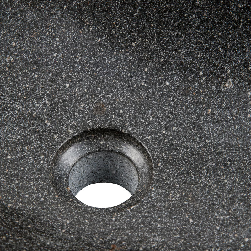 Latitude Run Hovhannes 250mm L x 220mm W Polished Stone Oval Sink