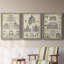 «Vintage Architects Plan I», ensemble de 3 impressions sur toile encadrées-72804322-72804327