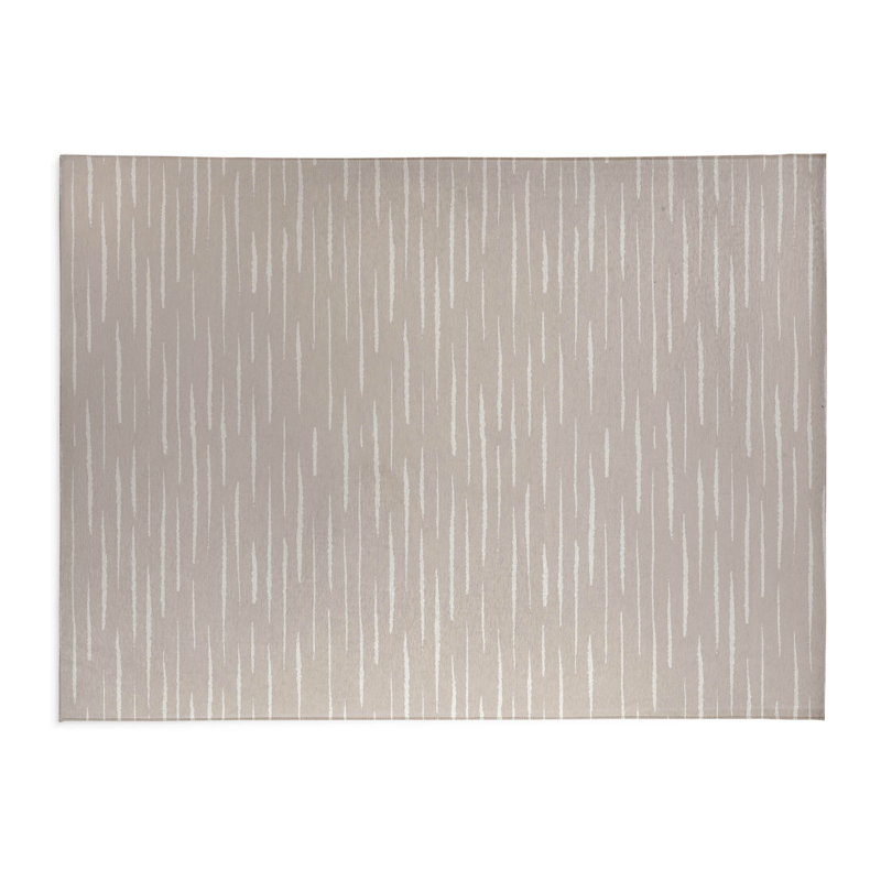 Lak Kids Play Mat, Rectangle 4' x 6', Taupe