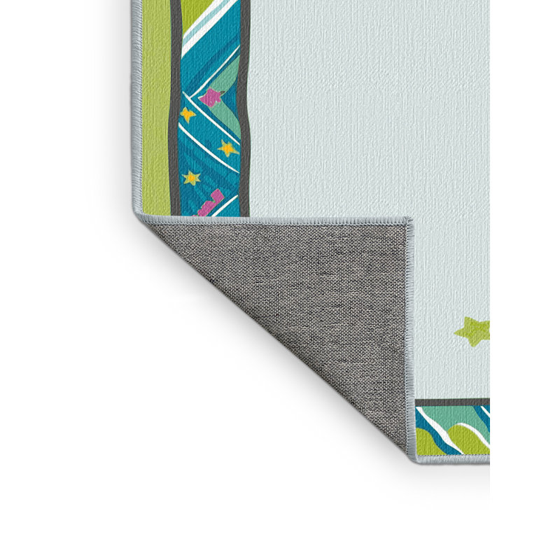 Tapis de football pour enfants Zoomie, Rectangulaire 7 pi x 10 pi