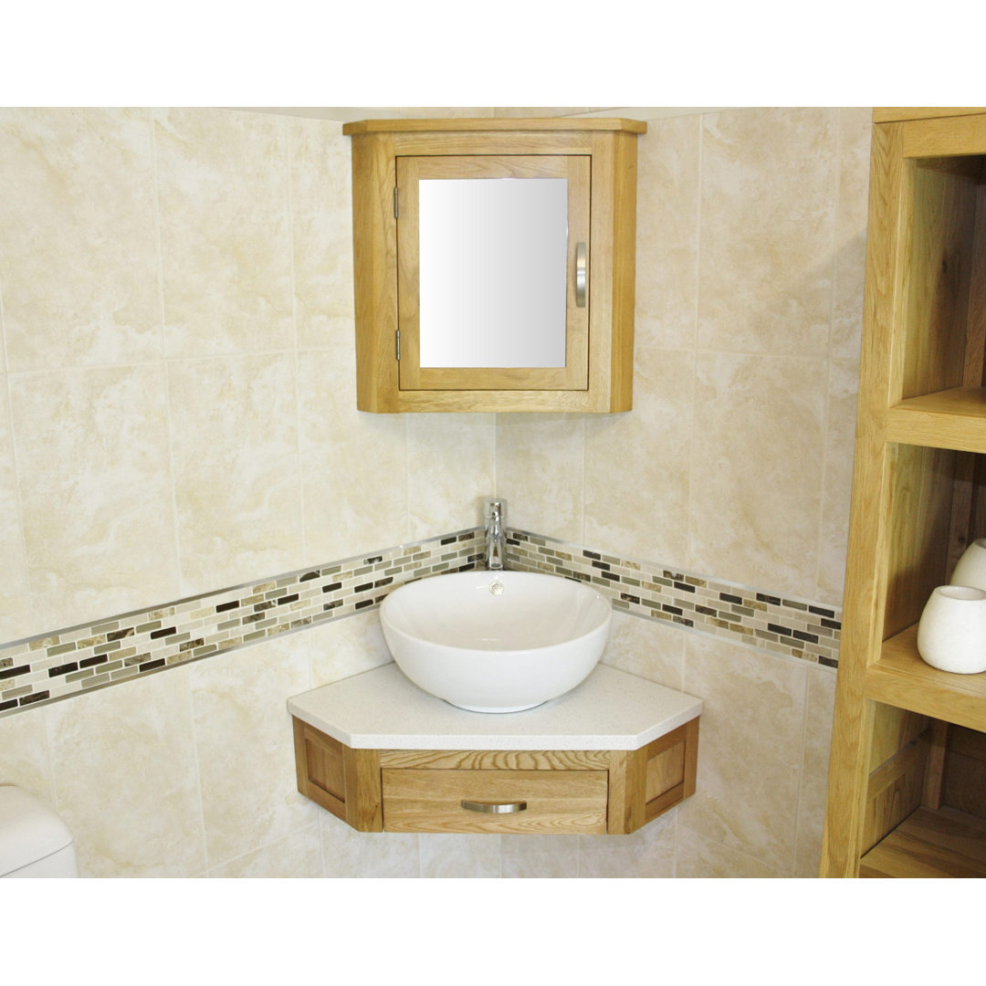 Covarrubias Compact 550mm Wall Mounted Single Vanity Unit