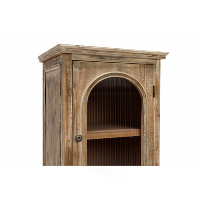 Armoire de rangement Farmhouse Tall Narrow - Armoire à linge en bois rustique avec 2 tiroirs et 2 portes, armoire de plancher de salle de bain autoportante pour salon, couloir, cuisine (rustique)