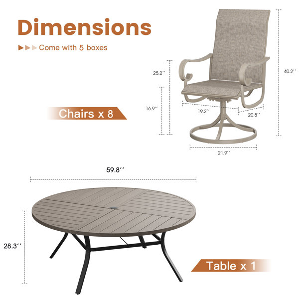 Dimensions du produit