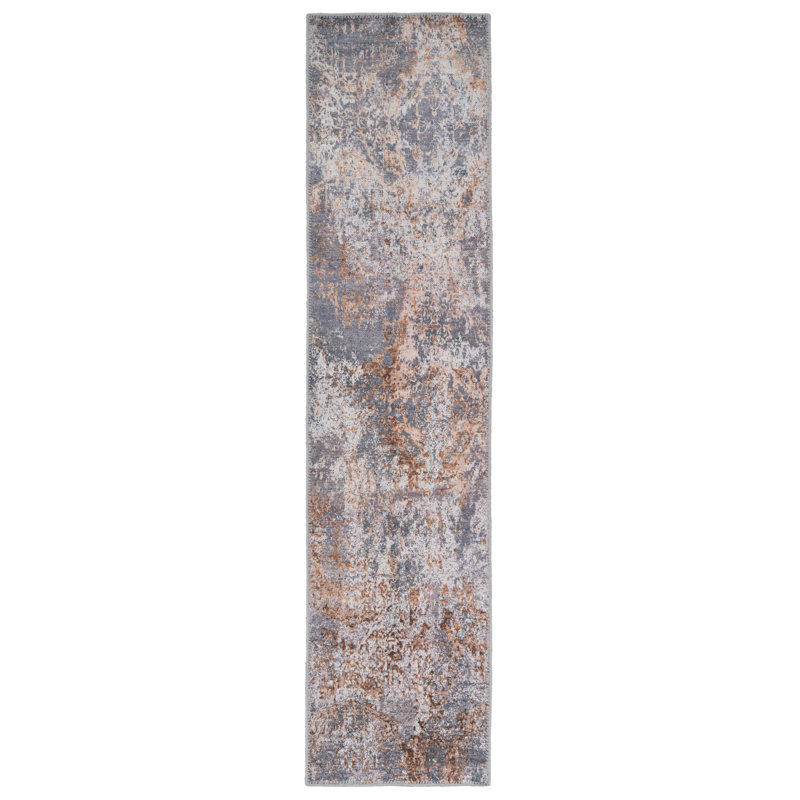 Runner Alvernon Abstract Cotton Area Rug, Rectangle 240cm x 330cm