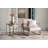 Ceramic Faux Marble Decorative Vase with Base-28118411-28118466