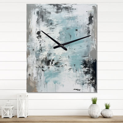 Dougray - Abstract Painting Wall Clock Oversized