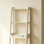 Bibliothèque de rangement trapézoïdale en bois d'hévéa-747553701