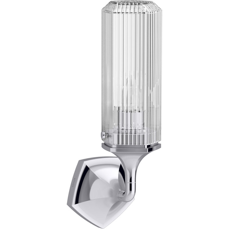 Occasion 1 - Light Plug-in Armed Sconce, Polished Chrome