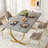 Julianah Unfinished Metal Base Dining Table-989731593-985061129