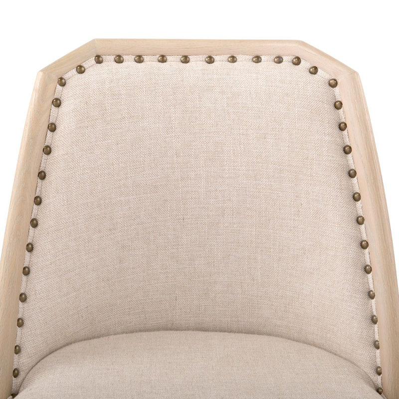 Aria Upholstered Dining Chair, Oak