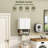 Fluted Bathroom Wall Cabinet With 2 Doors, 3-Tier Modern Farmhouse Medicine Cabinet, Over The Toilet Storage Cabinet With Adjustable Shelf And Towel Bar(White)-1338266425