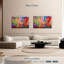 Rayures de couleur abstraite Avery-107707630