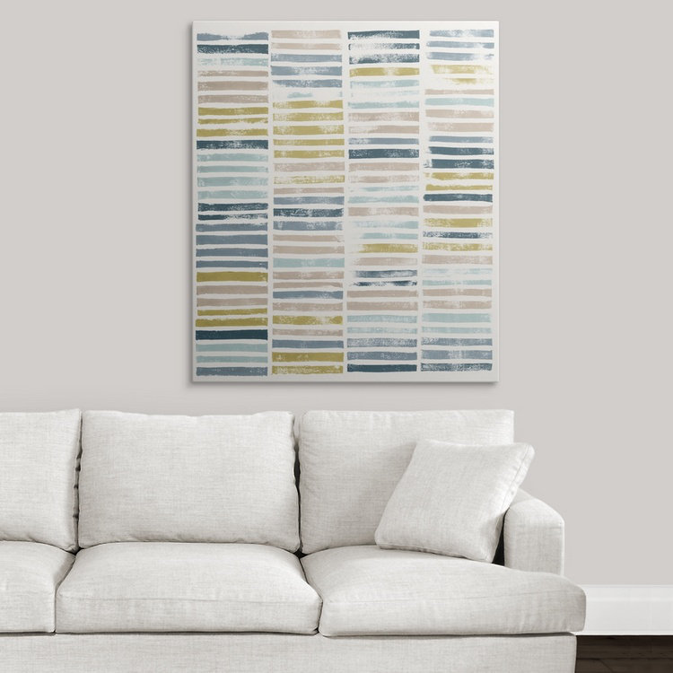 «Brodie-Gael Nature Rows I 'Grace Popp», impression, H 30 po x l 25 po x P 1,5 po, Toile