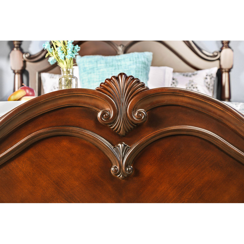 Treska 2-Piece Bedroom Set, California King, 2 Pcs: Bed, Nightstand