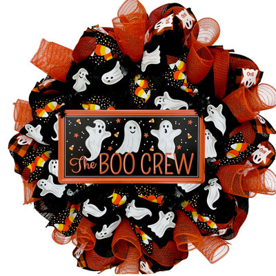 Couronne d'Halloween Boo Crew