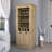 4-Built In Wine Rack Bar Cabinet For Home Entertaining Functional - Brown-1754382955