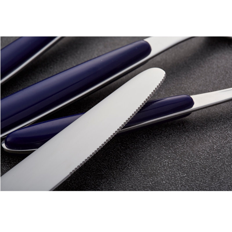 ANNOVA Stainless Steel Flatware Set - Service for 4, Blue