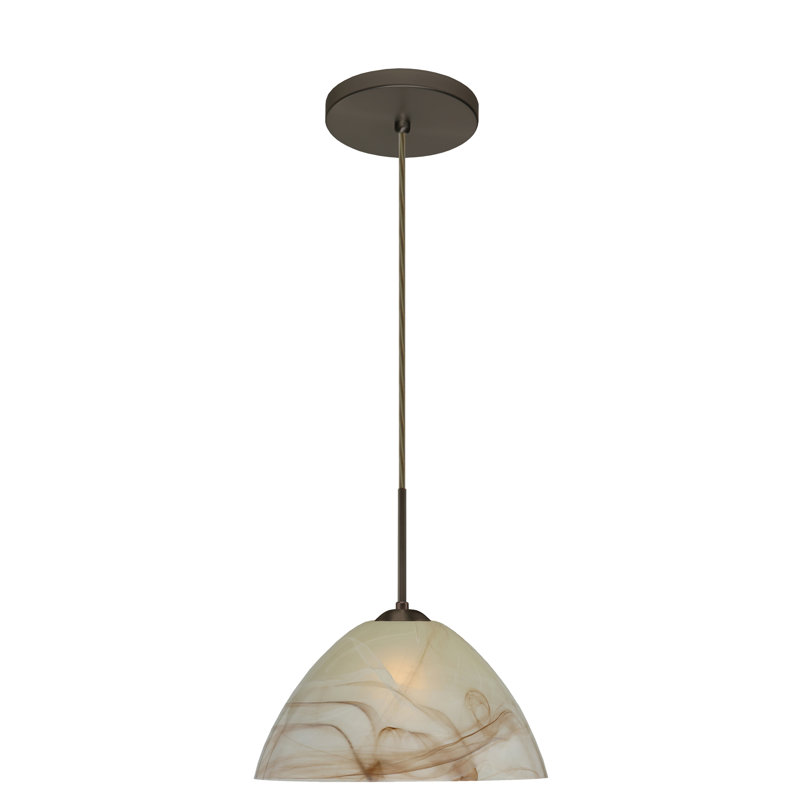 Tessa 1 - Light Single Pendant, Solare, Bronze, LED