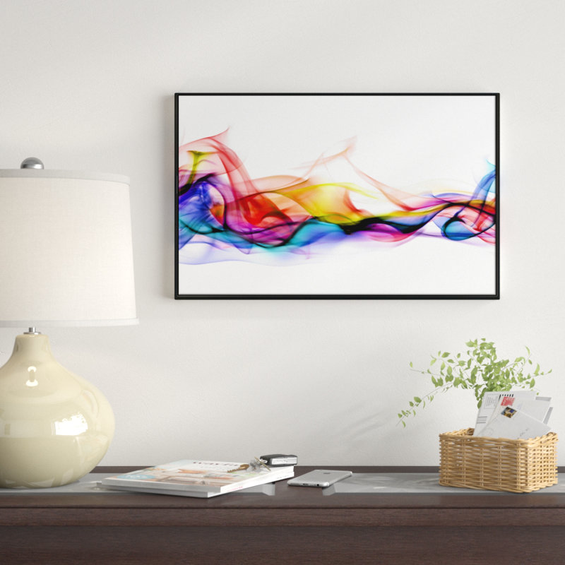 «Abstract Smoke», impression, H 30 po x l 40 po x P 1,5 po, Toile avec cadre flottant