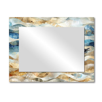 Coastal Seagull The Watchful Gull I - Animals Mirror Wall Decor - Printed On Metal