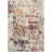 Rectangle Harmoney Abstract Machine Woven Polyester/Polypropylene Area Rug in Navy/Red-88077835