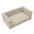 Elevated Rectangle Dog Bed For Small/Medium Dogs - Durable, Comfortable Beige Pet Sofa Couch-1609289390