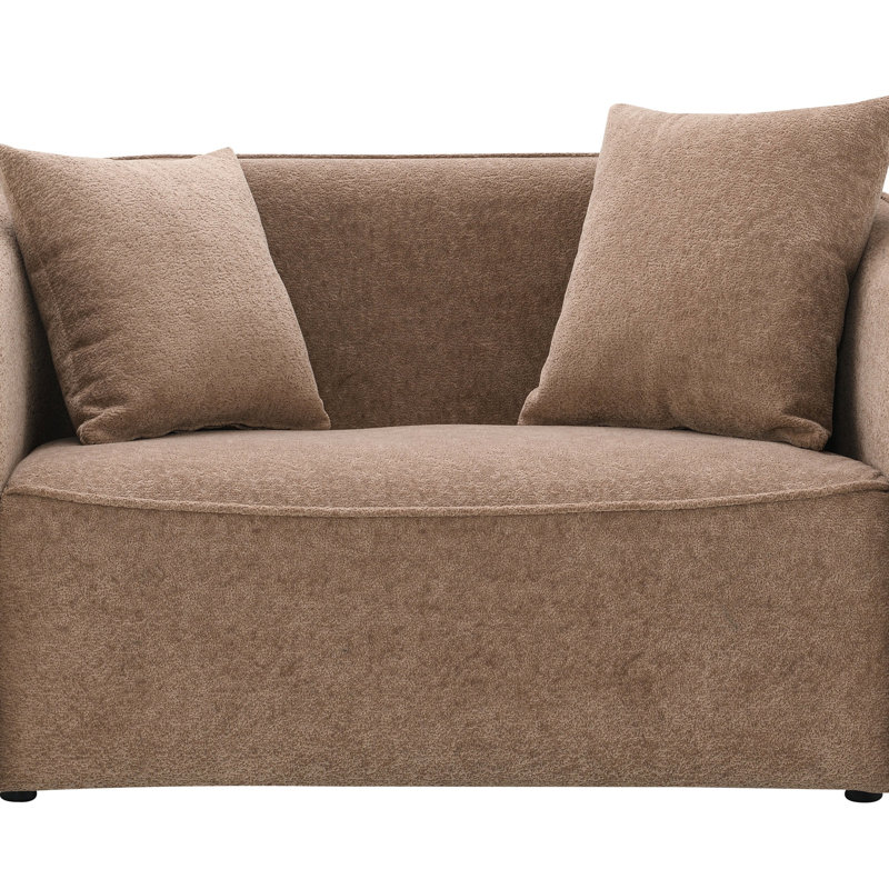 Paxson Sofa, Brown, 31" H x 57" W x 35" D