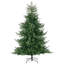 Arbre de Noël artificiel 7,5 pi avec 1288 branches, ouverture automatique, base en acier, forme large, branches faciles à façonner