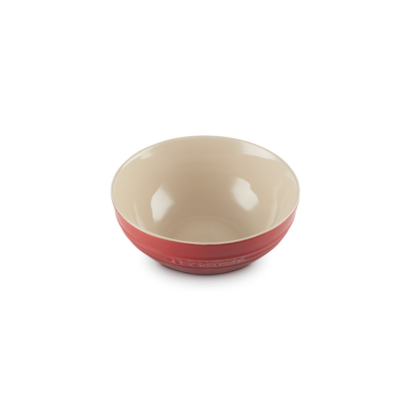 Le Creuset Multi 99.2 Oz. Serving Bowl, 6" H x 10.5" W x 10.5" D, Cerise