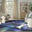 Ivy Bronx Washables Blue Multicolor Modern Indoor Rug-652947522