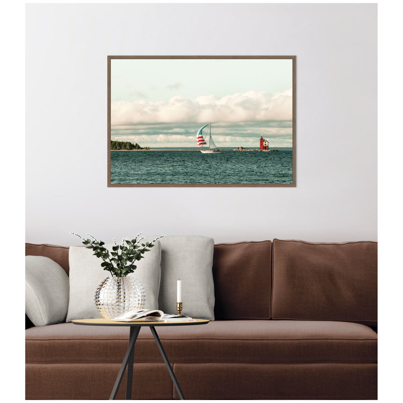 «Sail 6869» par Alicia Bock, reproduction d'art sur toile encadrée