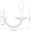 Gelnett Candle Wall Light-33765124