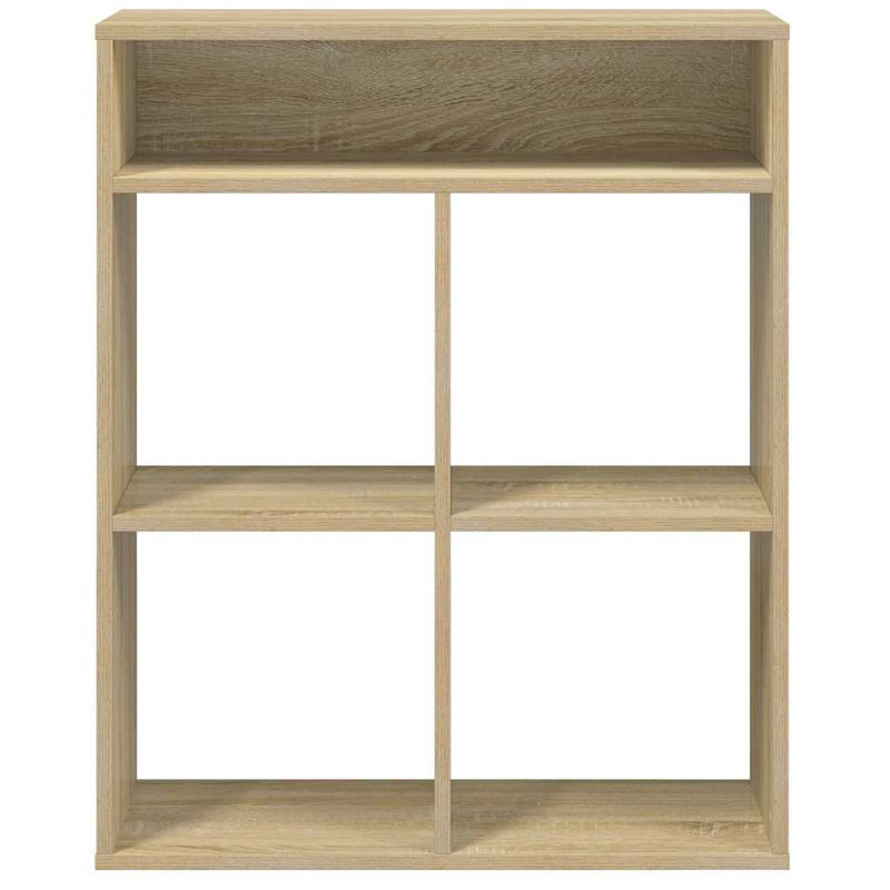 Shaliek Bookcase, 80cm H x 66cm W x 31cm D, Sonoma Oak