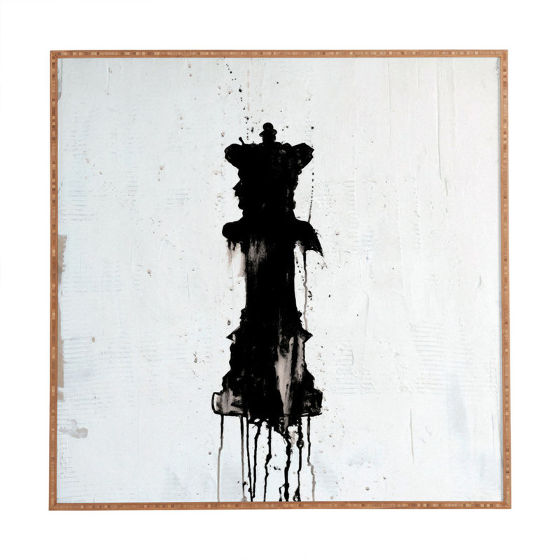 « grand », impression encadrée, H 30 po x l 30 po x P 1 po