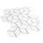 Hudson Rhombus 10-1/4 " x 11-3/4 " Porcelain Mosaic Floor and Wall Tile-70993044