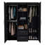 Armoire, chambre à coucher pour vêtements, blanc