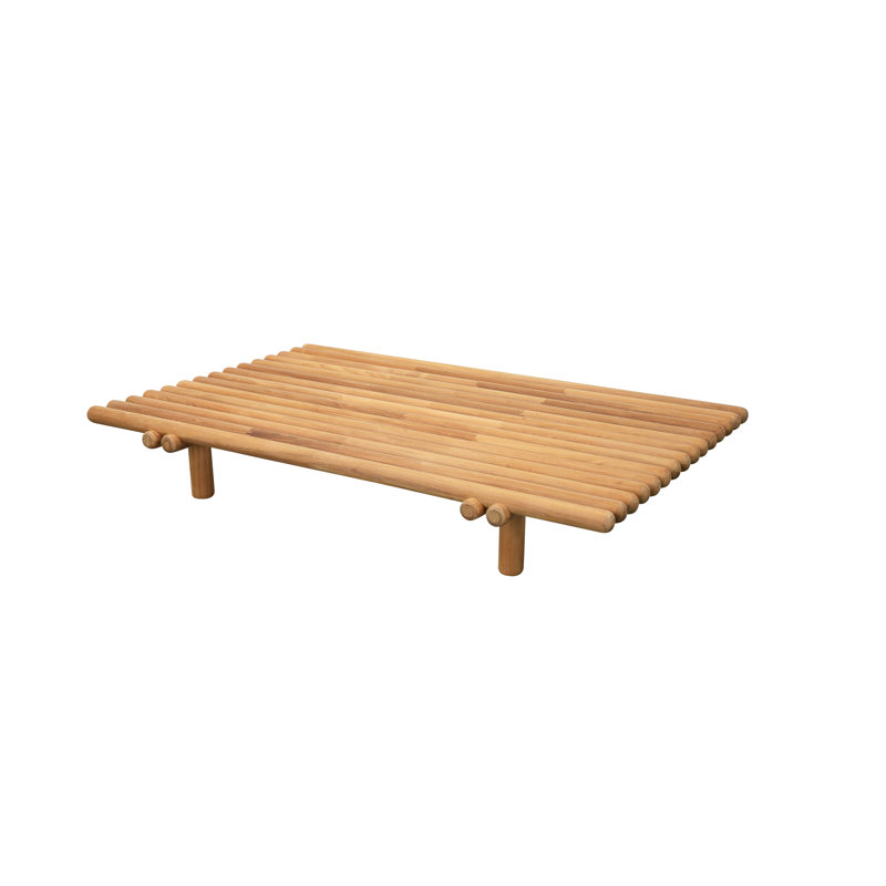 Sticks Outdoor Rectangle Teak Coffee Table