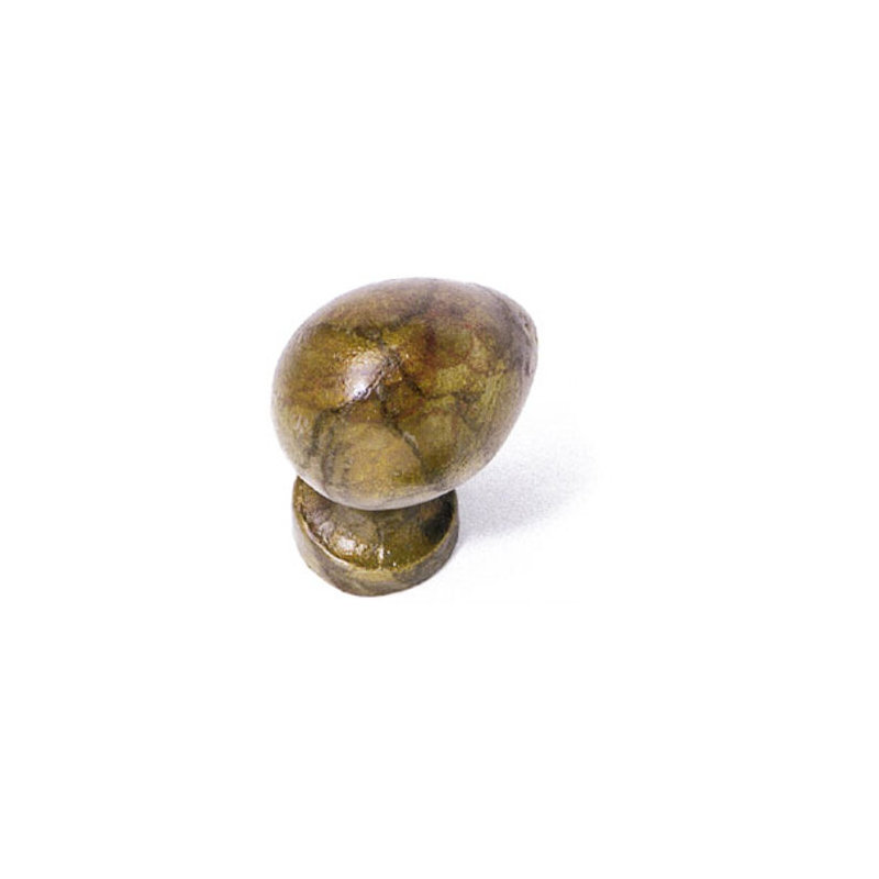 Bronze Oval Knob, Wrought