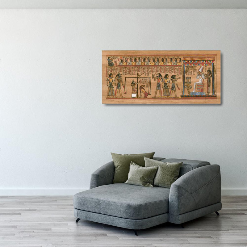 Papyrus égyptien avec pharaon