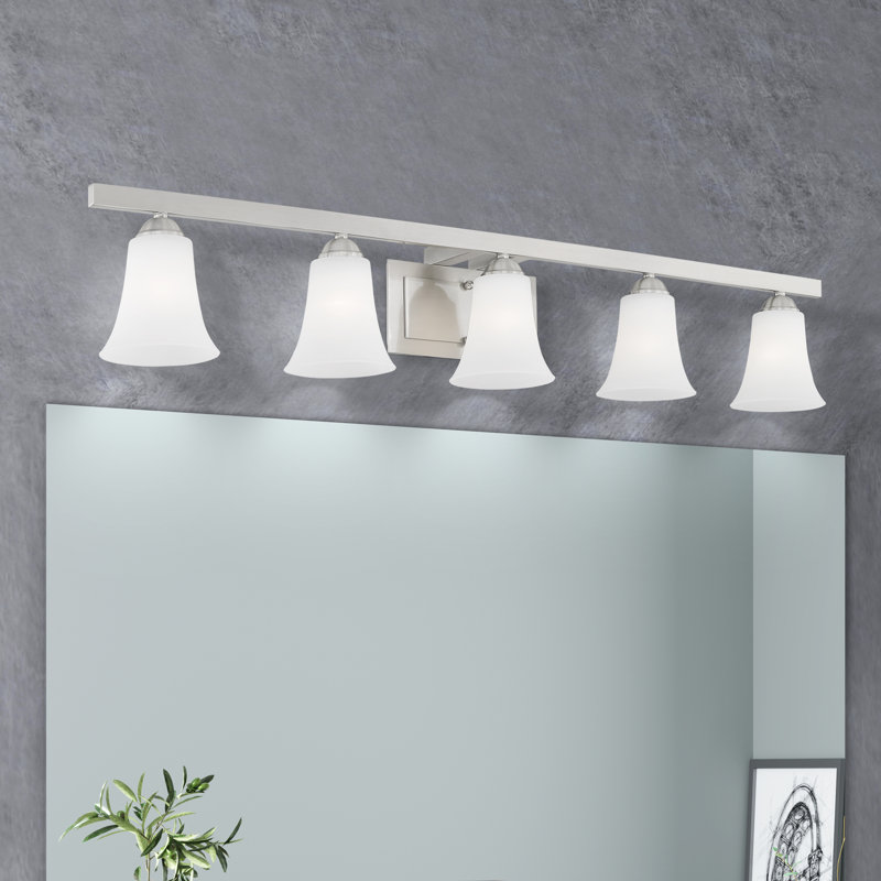 Bullis 5 - Light Dimmable Vanity Light, Brushed Nickel