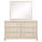 Pembroke 6-Drawer Bedroom Dresser With Mirror Washed Oak
