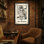 Bath & Laundry Wolf lisant le journal sur la toilette