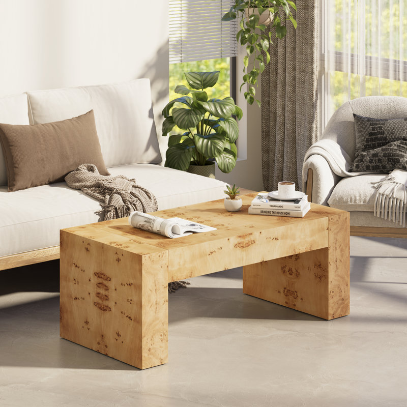 Table basse Lenie Farmhouse, Marron clair